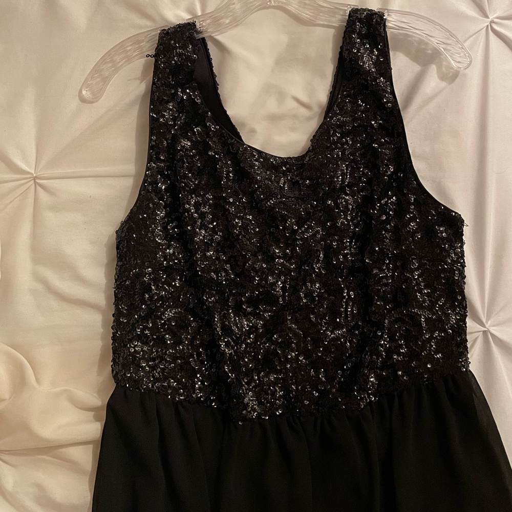 Black sequin dress. Size XL